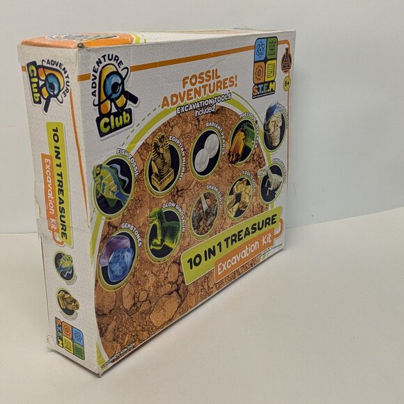 NWT! Adventure Club 10-in-1 Fossil Adventures! Excavation Kit - Picture 9 of 14